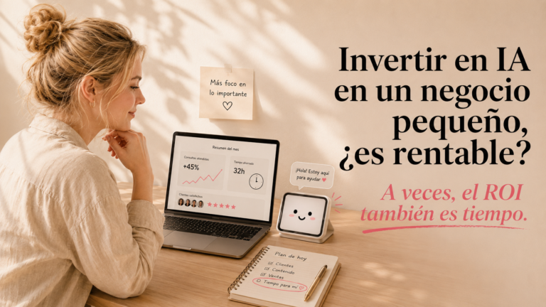 Invertir en IA en un negocio pequeño, ¿es rentable?